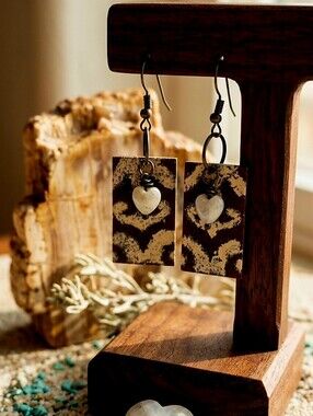 Heart Patterned Earrings